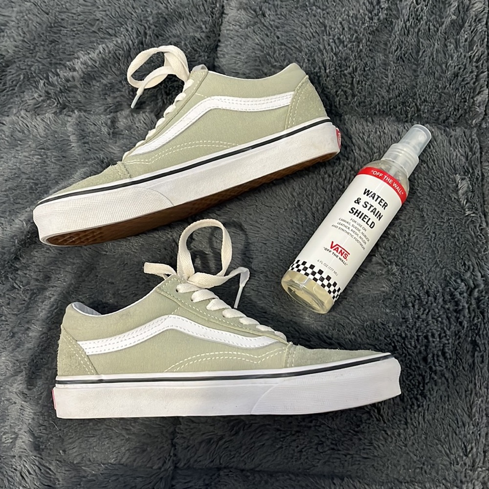 Old Skool Vans with Water & Stain Shield Spray